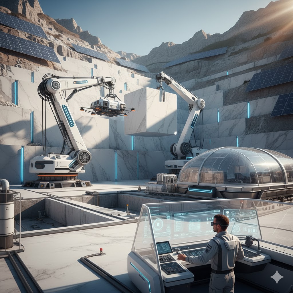 Gelecekte mermer madenciliği